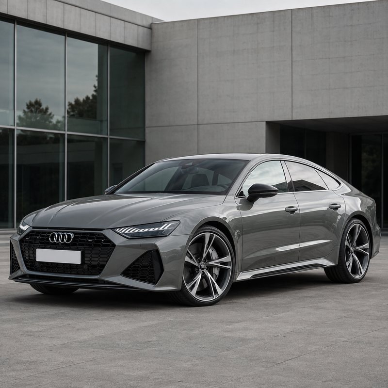 TPU Metallic Ash Audi Vinyl Wrap