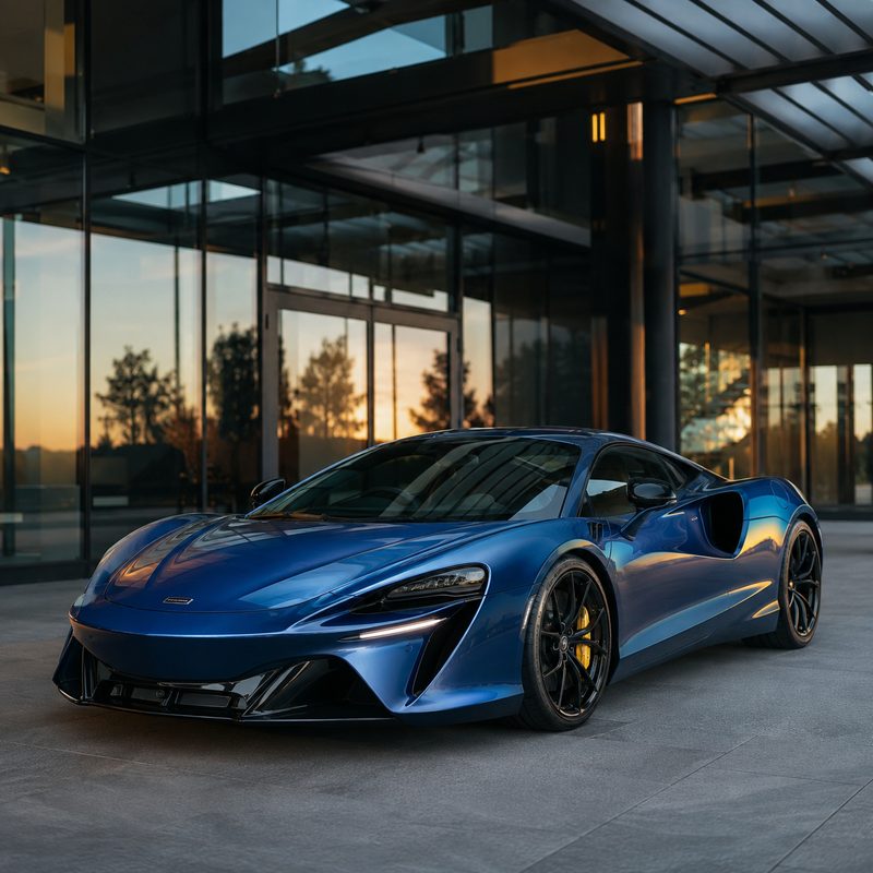 TPU Luminous Blue Gold Vinyl Wrap