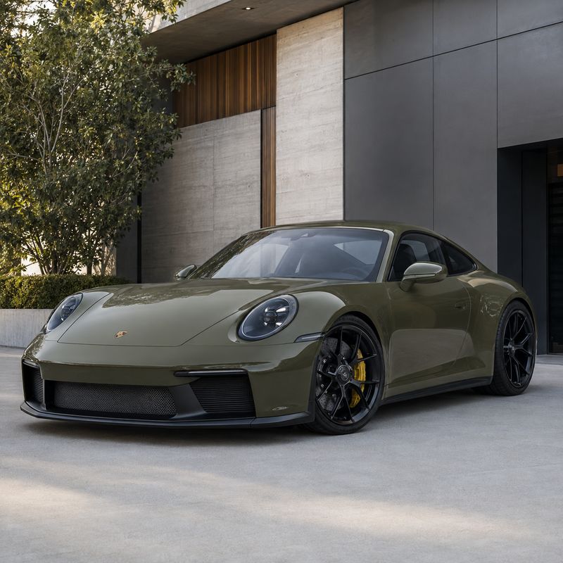 TPU Olive Green - Porsche Vinyl Wrap