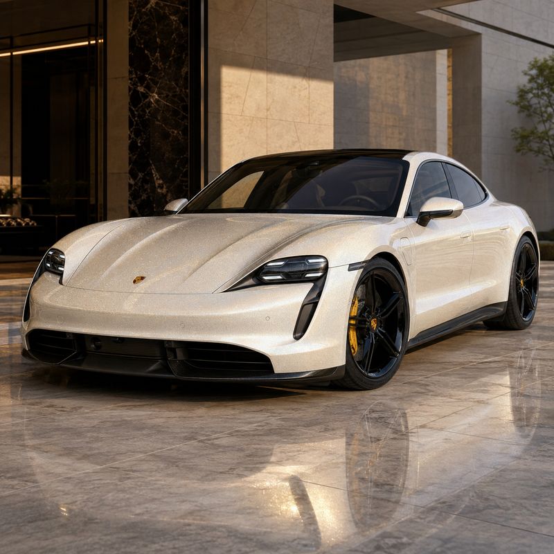 TPU Diamond White Shift Gold Vinyl Wrap