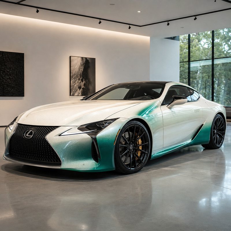TPU Diamond White Shift Pine Green Vinyl Wrap