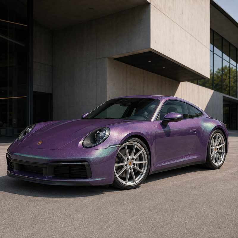 TPU Aurora Diamond - Green Purple Vinyl Wrap