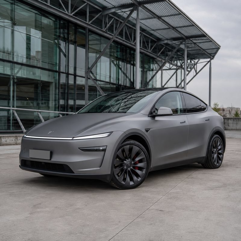 TPU Ultra-Matte Liquid Metal Premium Grey Vinyl Wrap