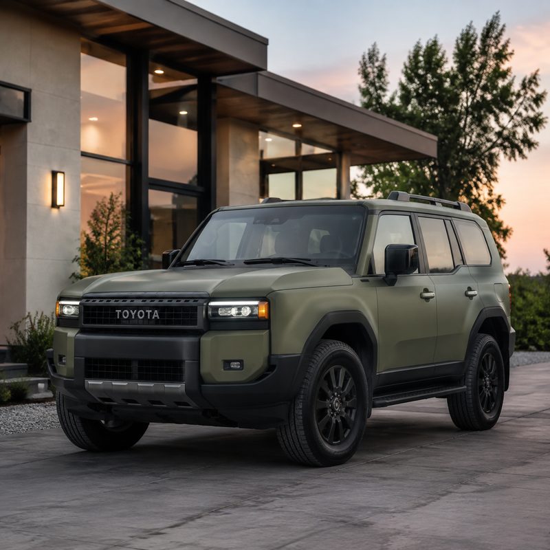 TPU Ultra-Matte Khaki Green Vinyl Wrap