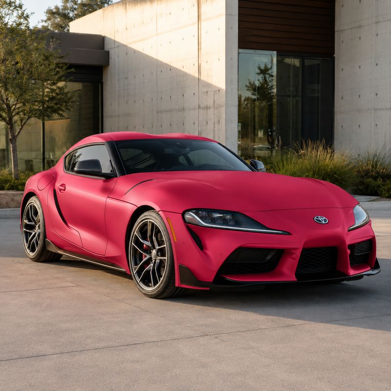 TPU Brilliant Magenta (Matte) Vinyl Wrap
