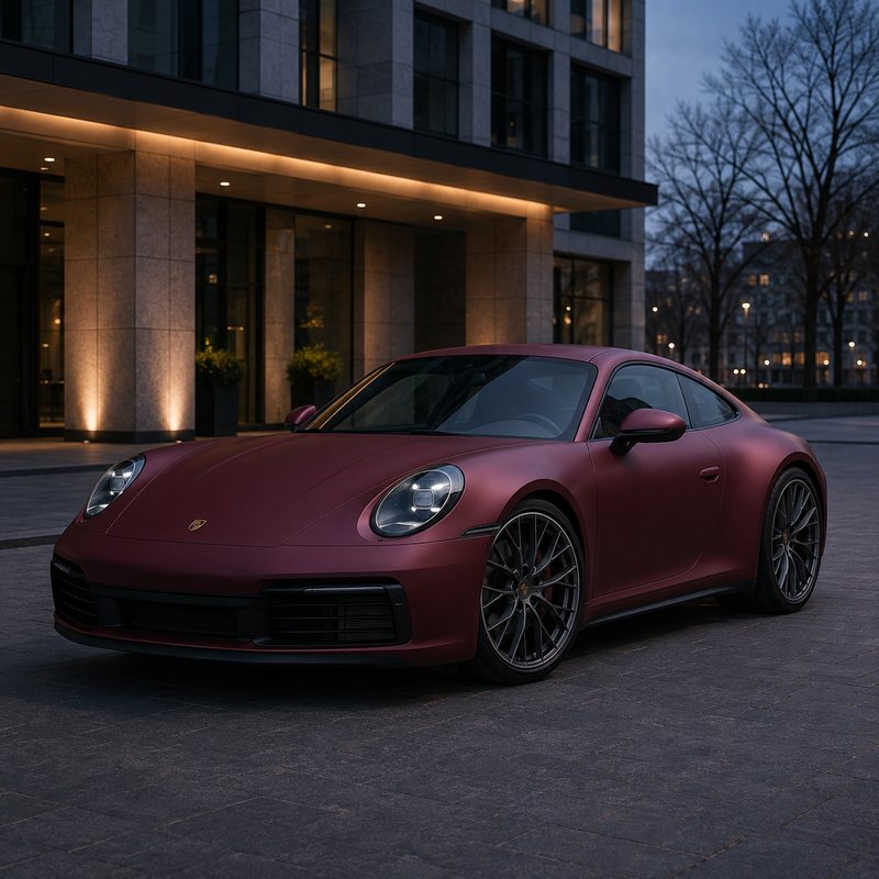 TPU Romanée Red (Matte) Vinyl Wrap