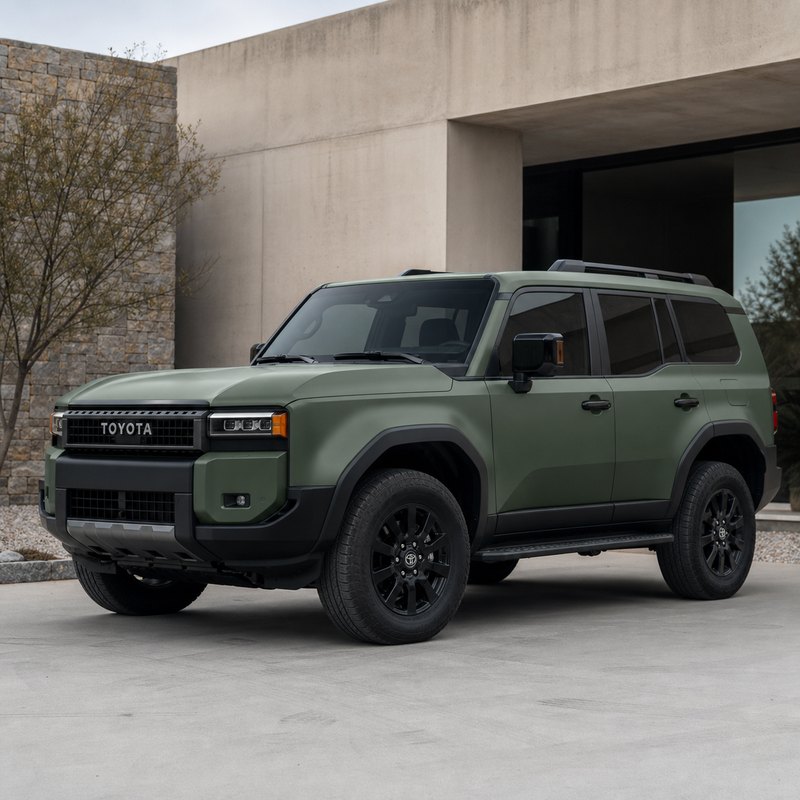 TPU Satin Army Green Vinyl Wrap