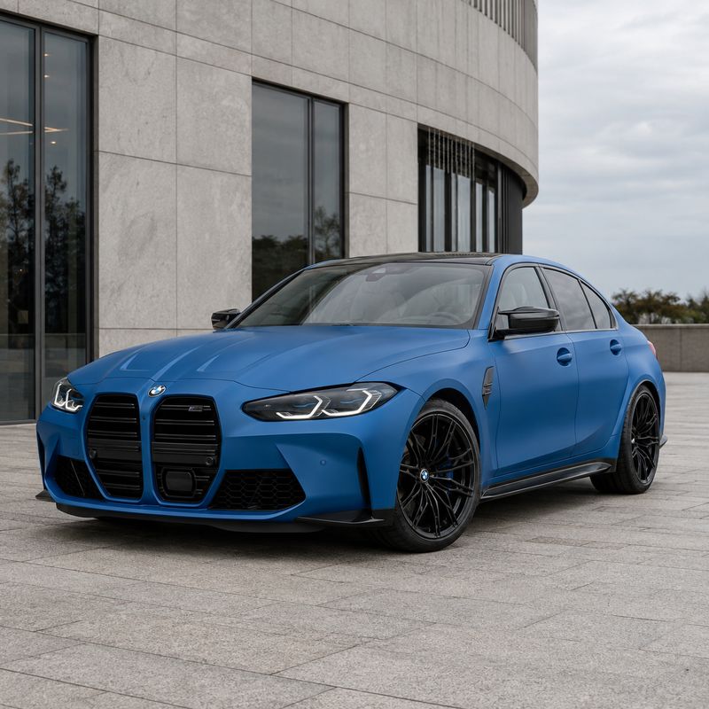 TPU Ultra Matte Liquid Metal Azure Vinyl Wrap