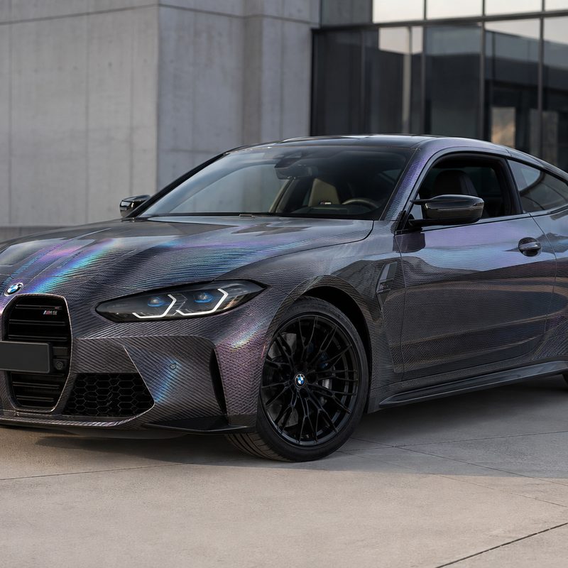 TPU Laser carbon fiber Vinyl Wrap