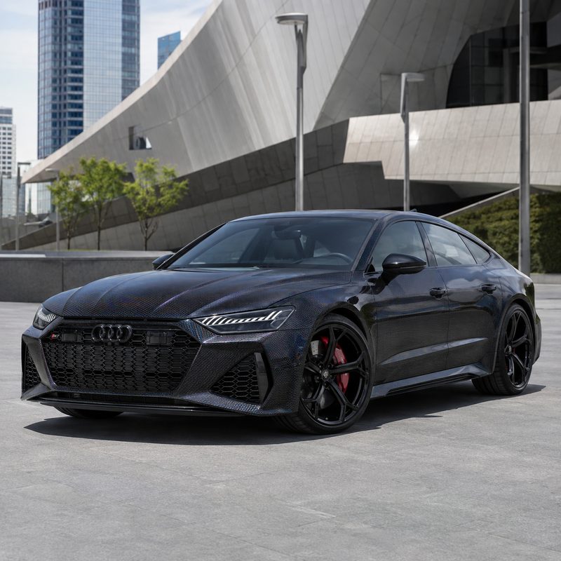 TPU Laser Carbon Fiber Black Vinyl Wrap