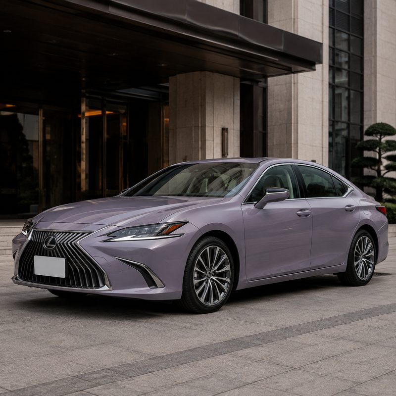 TPU Misty Grey Purple Vinyl Wrap