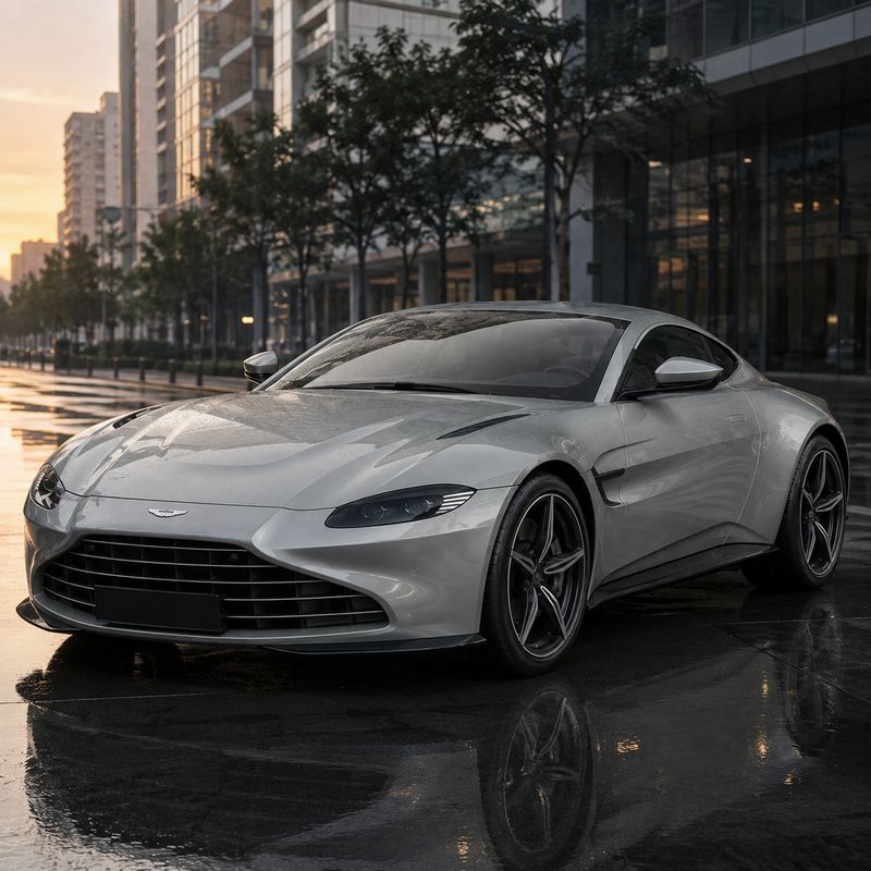 TPU Silver Fox Gray - Aston Martin Vinyl Wrap view 2