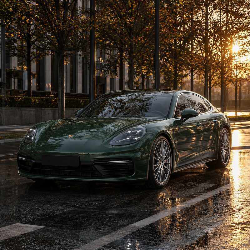 TPU Aventurine Green - Porsche Vinyl Wrap view 2