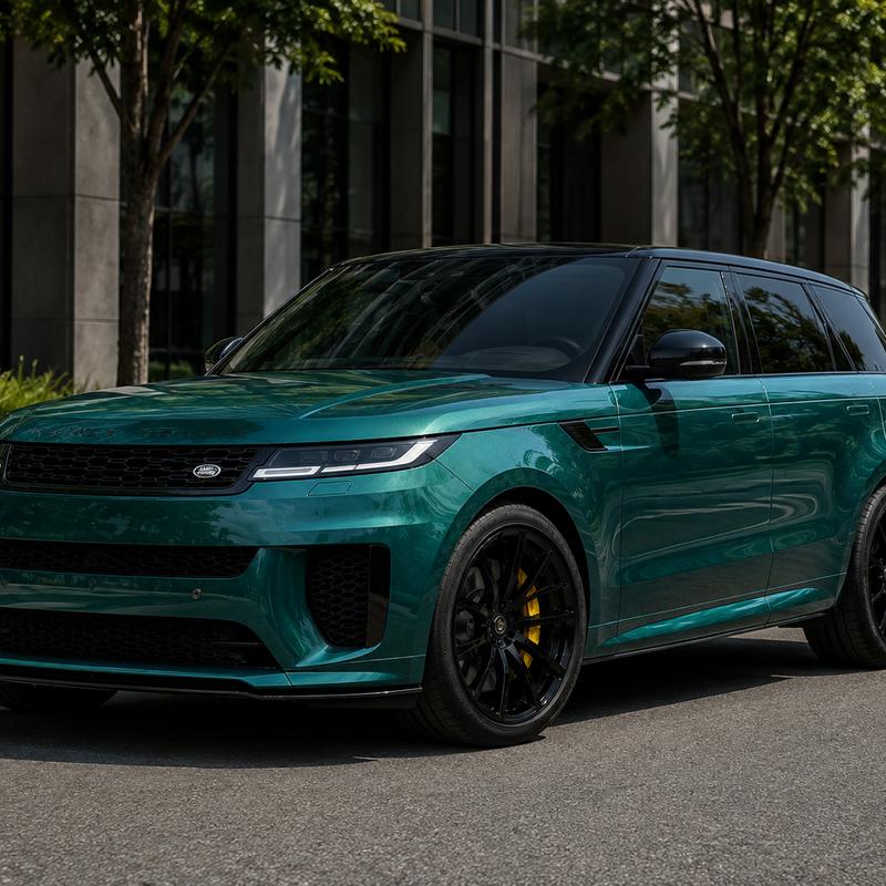 TPU Transparent Diamond Pine Green Vinyl Wrap view 2