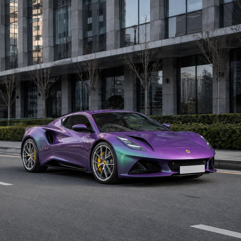 TPU Aurora Diamond Purple-Green Vinyl Wrap view 2