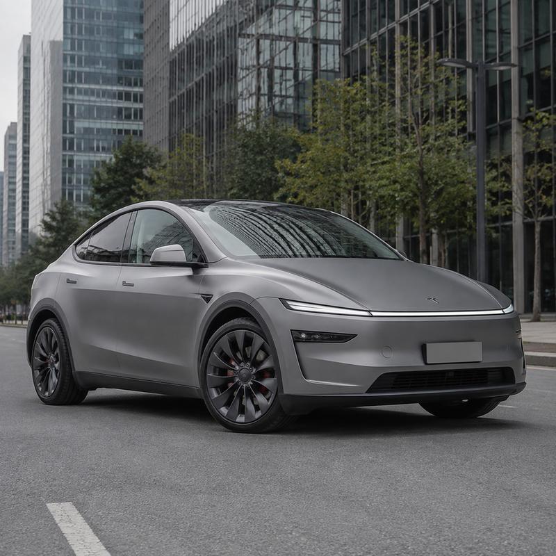 TPU Ultra-Matte Liquid Metal Premium Grey Vinyl Wrap view 2
