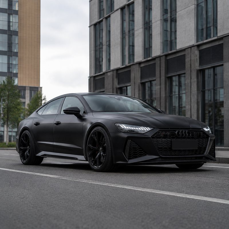 TPU Satin Starliaht Black Vinyl Wrap view 2