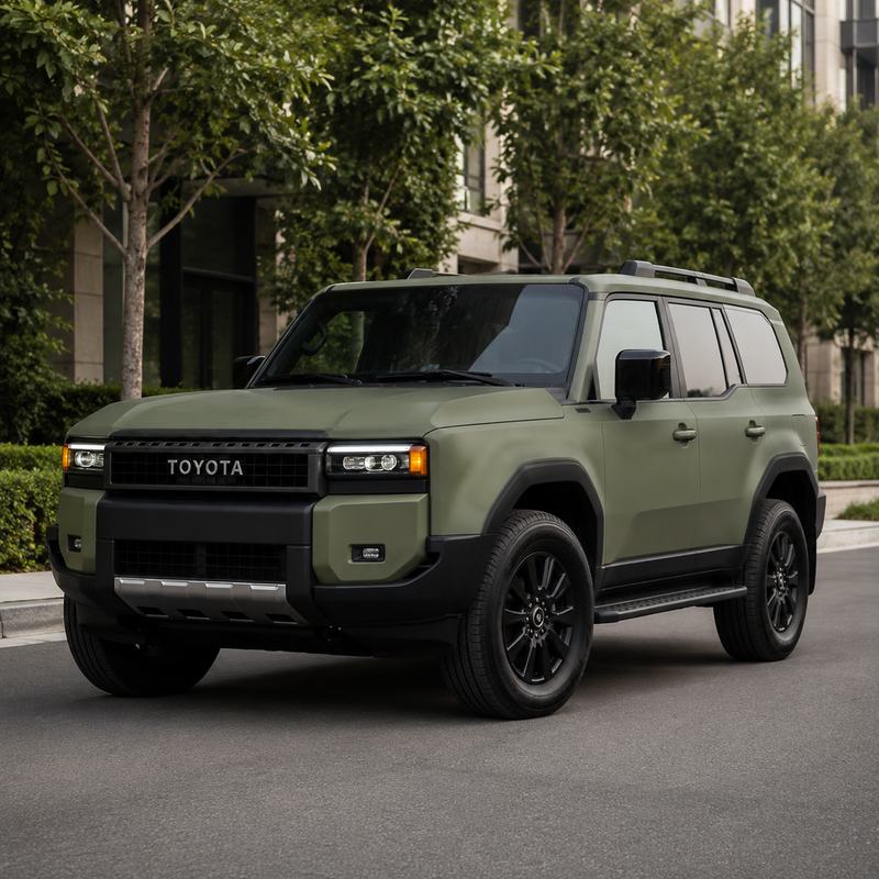 TPU Ultra-Matte Khaki Green Vinyl Wrap view 2