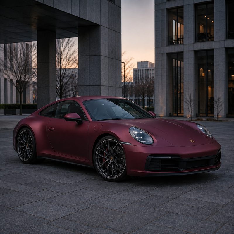 TPU Romanée Red (Matte) Vinyl Wrap view 2