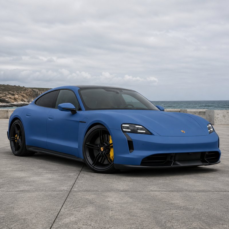 TPU Somato Blue (Matte) Vinyl Wrap view 2