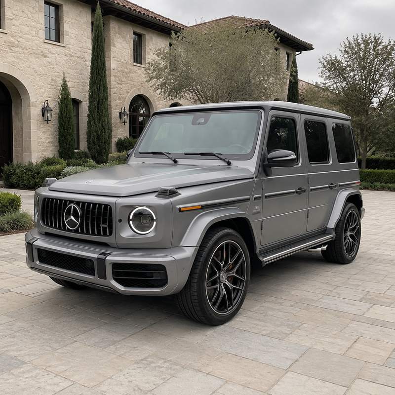 TPU Titanium silver matte metal Vinyl Wrap view 2