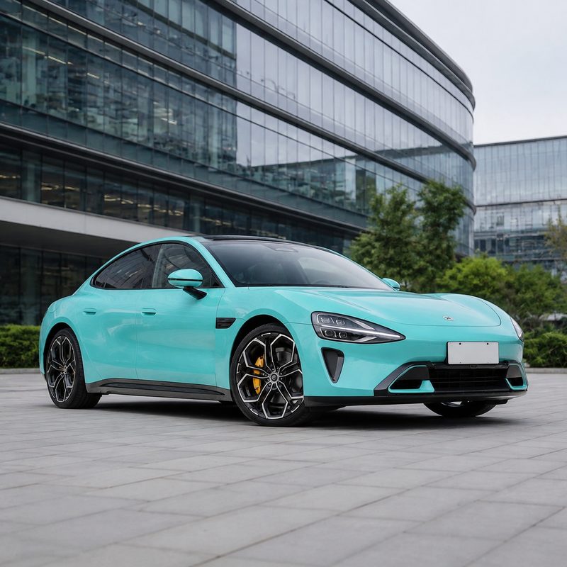 TPU Tiffany Blue Vinyl Wrap view 2