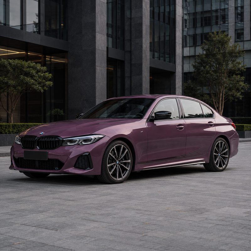 TPU Beetroot Purple Vinyl Wrap view 2