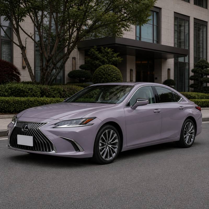 TPU Misty Grey Purple Vinyl Wrap view 2