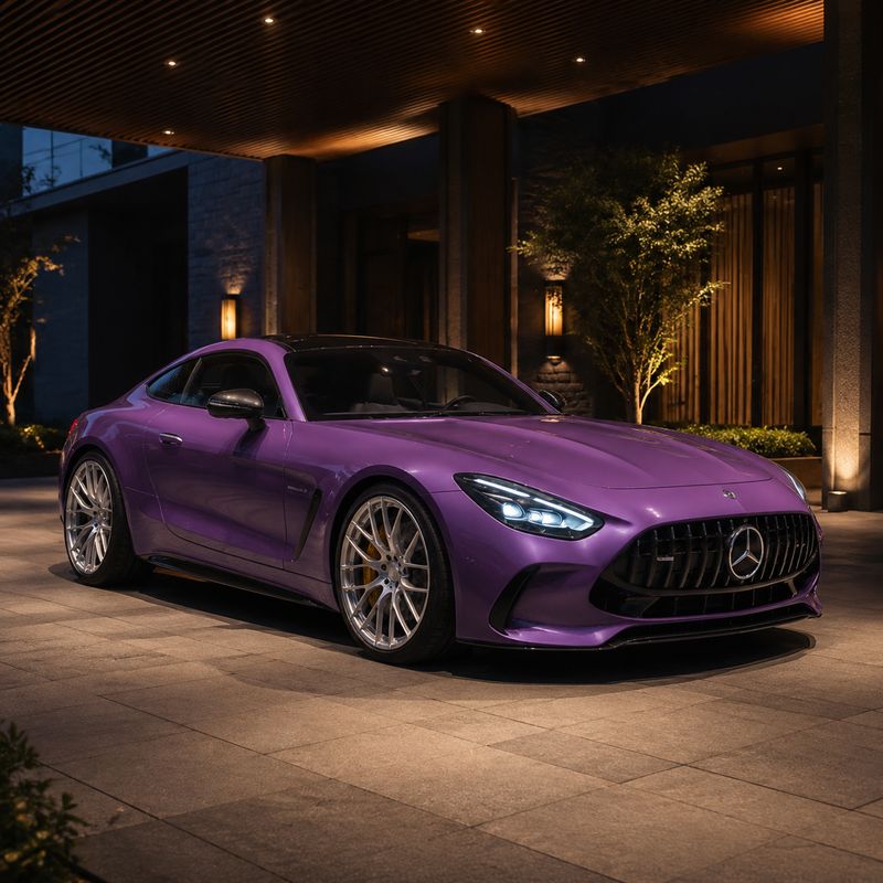 TPU Sunset Purple Vinyl Wrap view 2