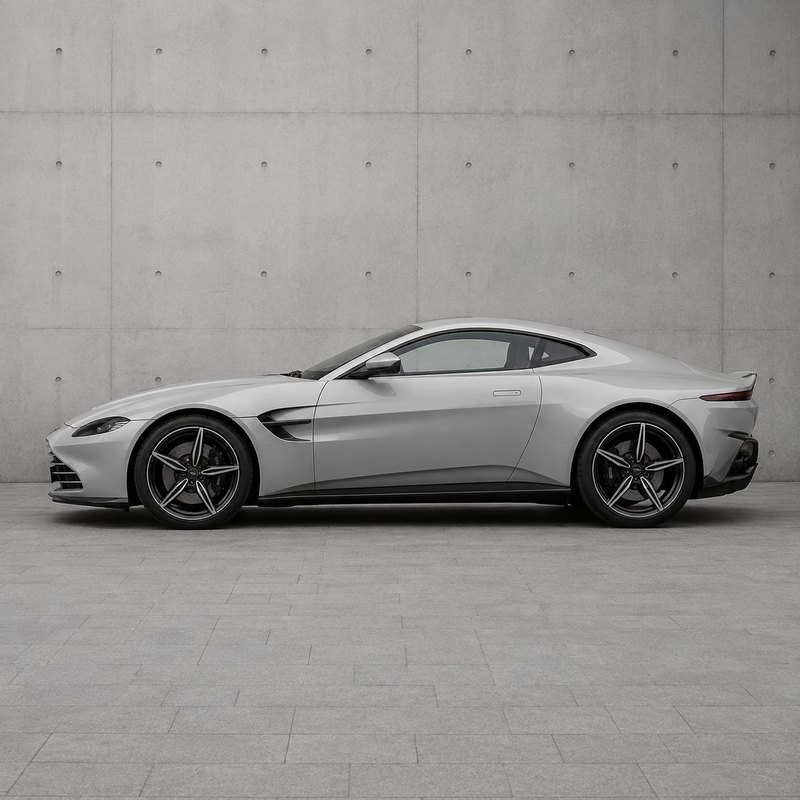 TPU Silver Fox Gray - Aston Martin Vinyl Wrap view 4