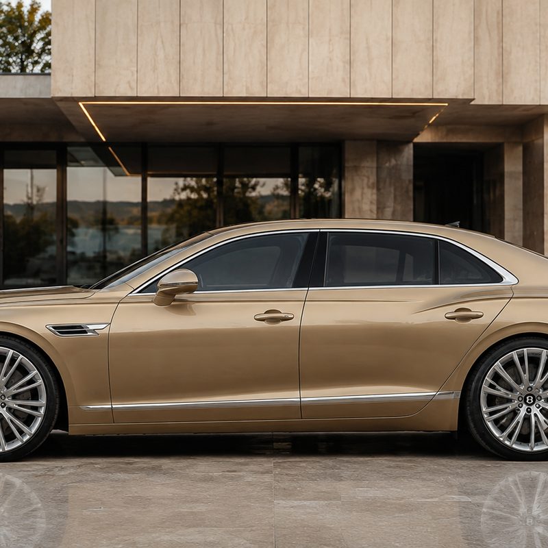 TPU Milan Gold Vinyl Wrap view 4