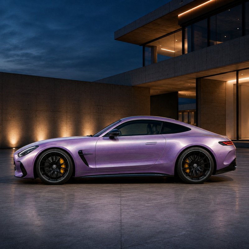 TPU Diamond White Shift Purple Vinyl Wrap view 4