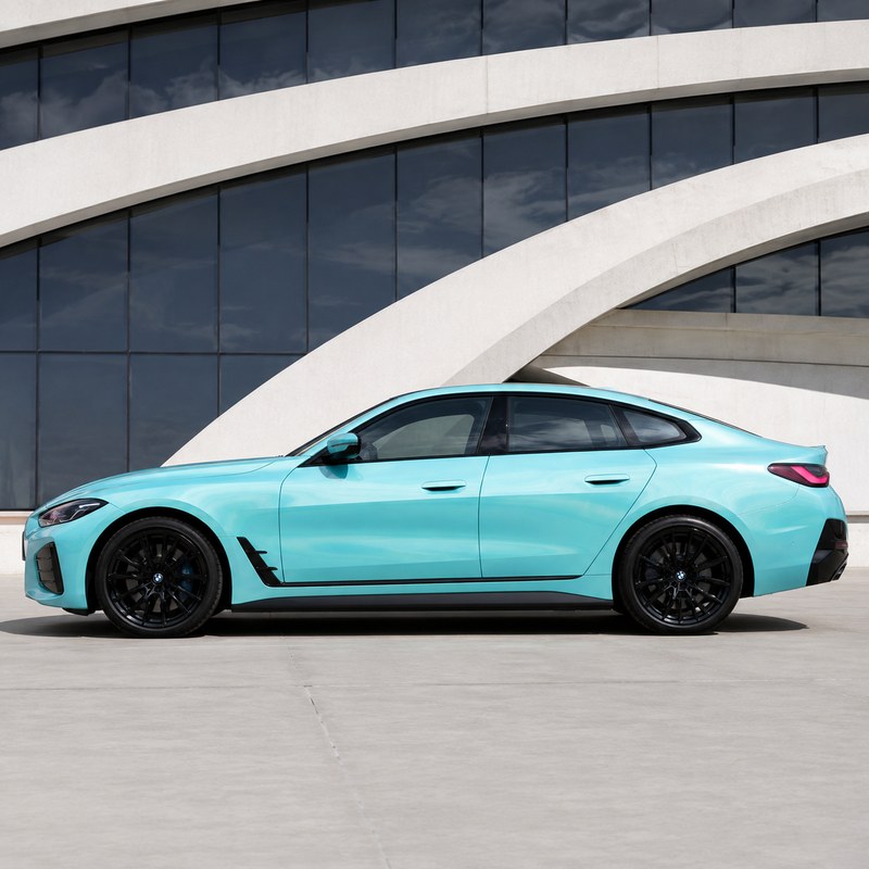 TPU Laser Tiffany Blue Vinyl Wrap view 4