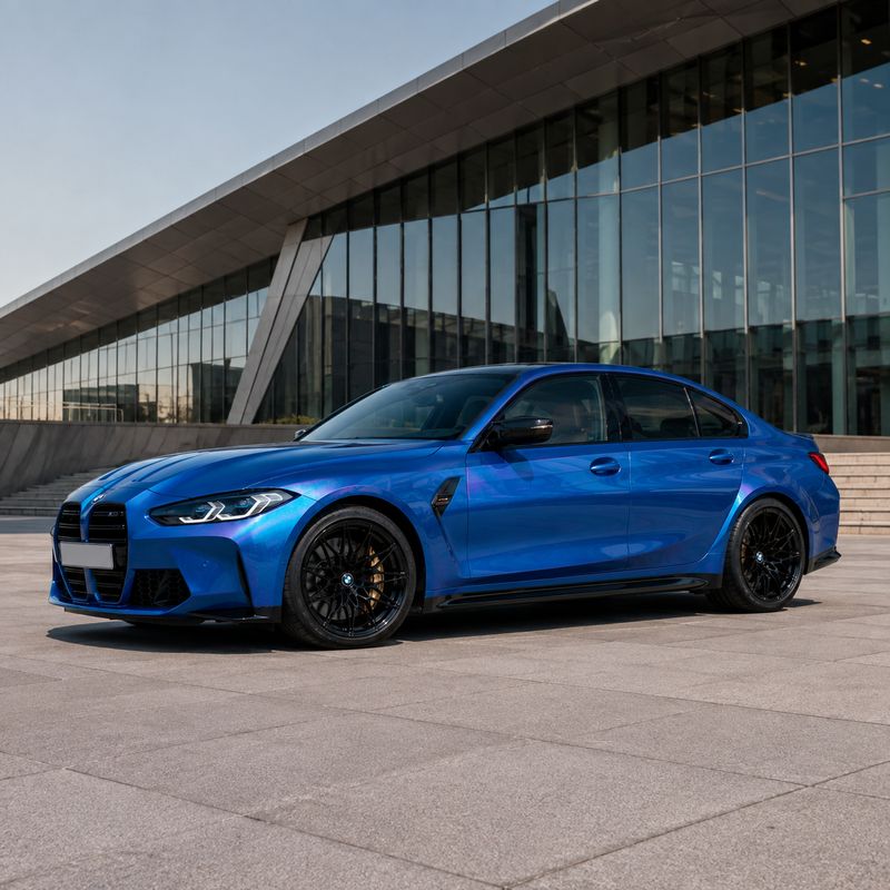 TPU Aurora Diamond Blue Vinyl Wrap view 4