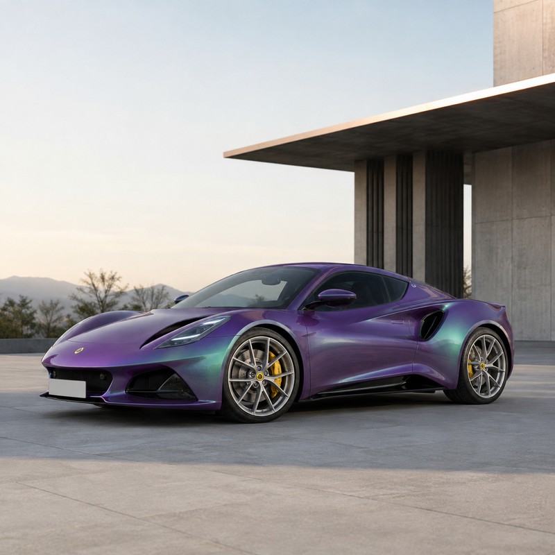 TPU Aurora Diamond Purple-Green Vinyl Wrap view 4