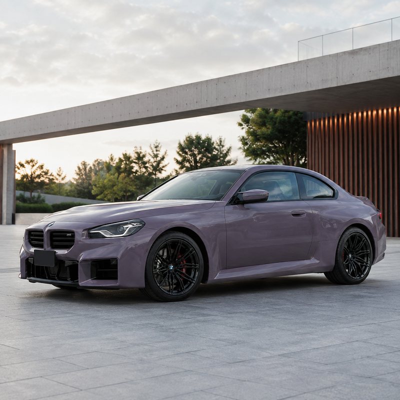 TPU Capri Grey Purple Vinyl Wrap view 4