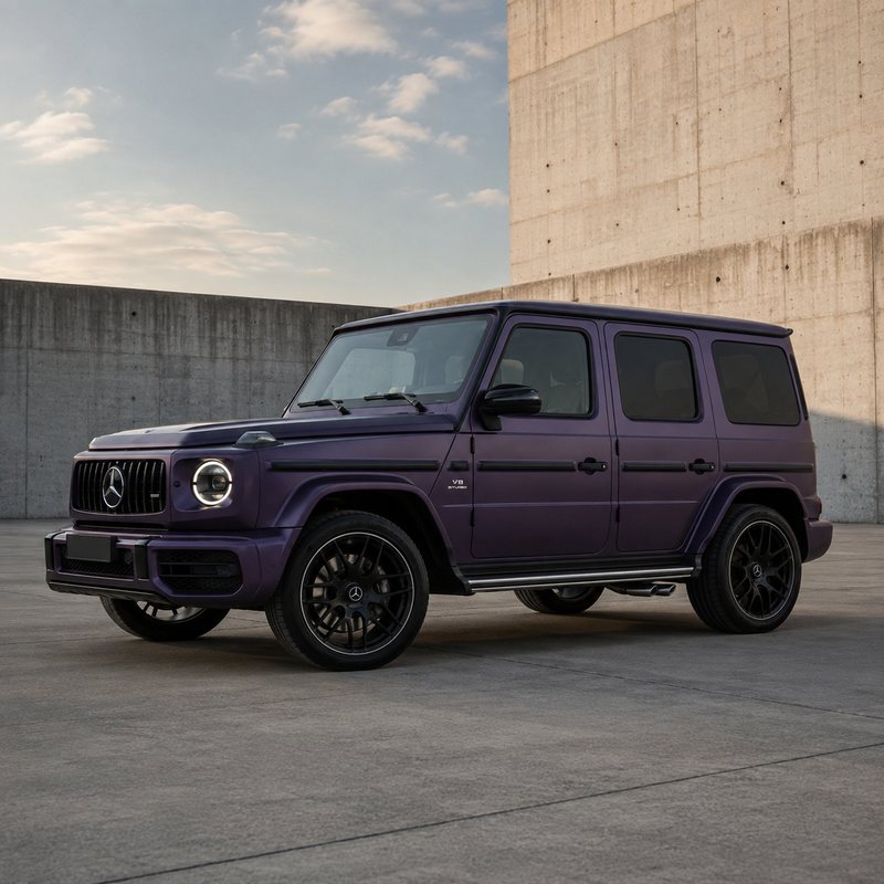 TPU Ultra Black Illusion Purple Vinyl Wrap view 4