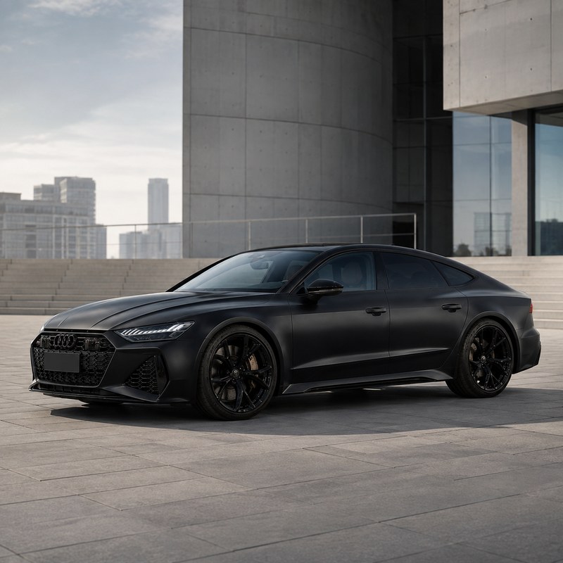 TPU Satin Starliaht Black Vinyl Wrap view 4