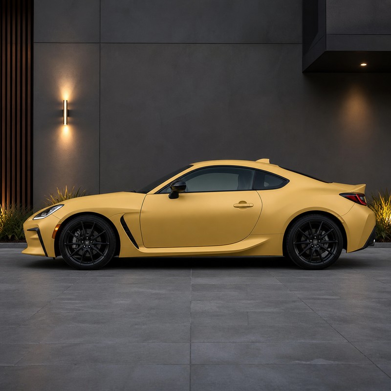 TPU Moran Yellow (Matte) Vinyl Wrap view 4