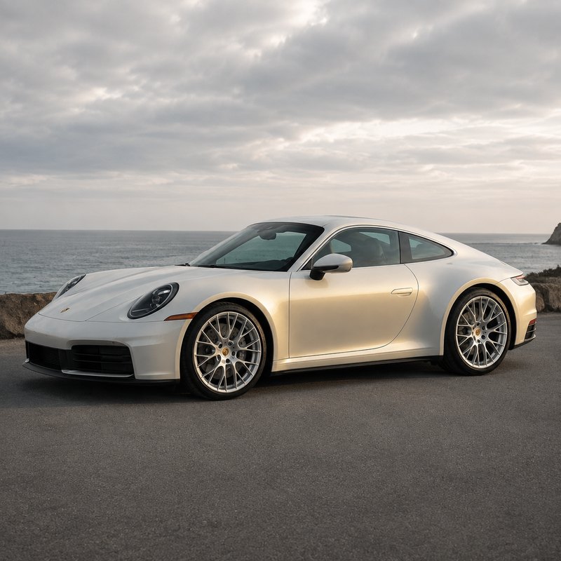 TPU Satin White To Diamond Gold Chameleon Vinyl Wrap view 4