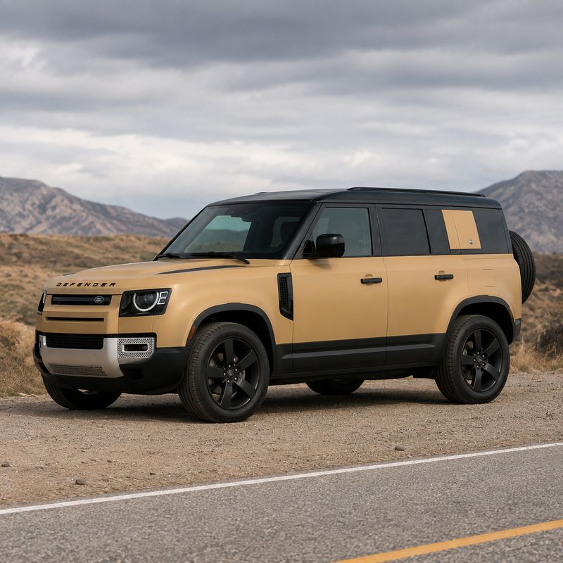 TPU Ultra-Matte Sahara Yellow Vinyl Wrap view 4