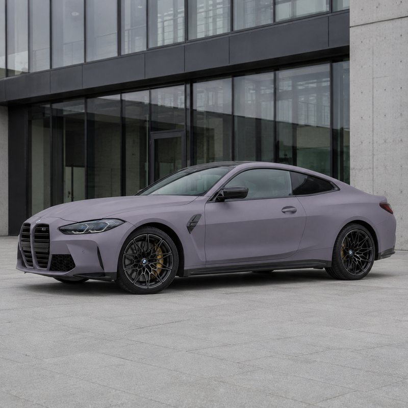 TPU Ultra-Matte Misty Grey-Purple Vinyl Wrap view 4
