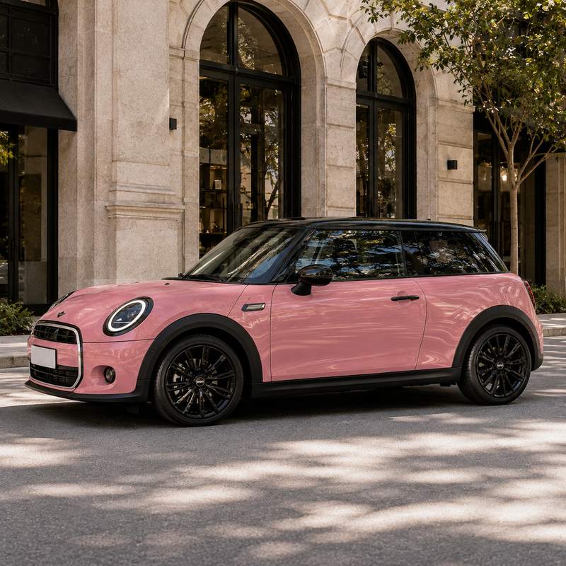 TPU Rouge Powder Pink Vinyl Wrap view 4