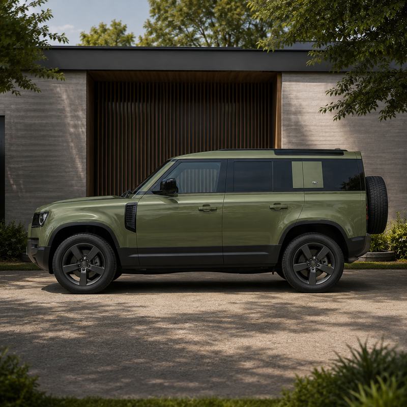 TPU Khaki Green Vinyl Wrap view 4
