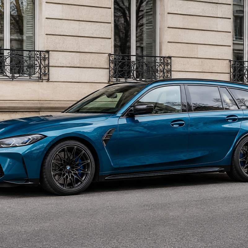 TPU Cement Gray Blue Vinyl Wrap view 4