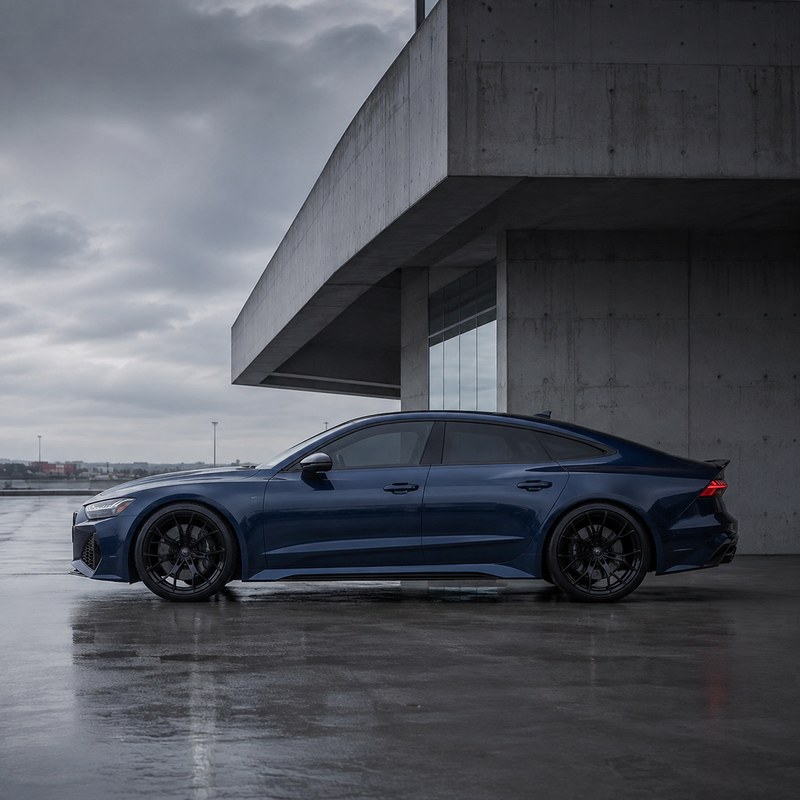 TPU Shadow Blue Vinyl Wrap view 4