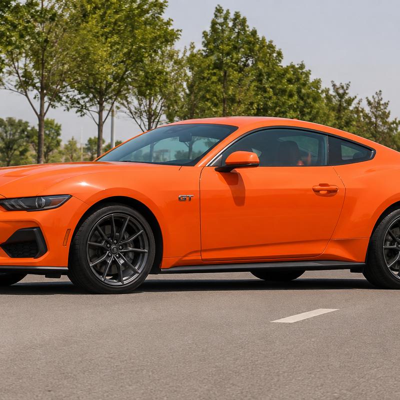 TPU Racing Orange Vinyl Wrap view 4