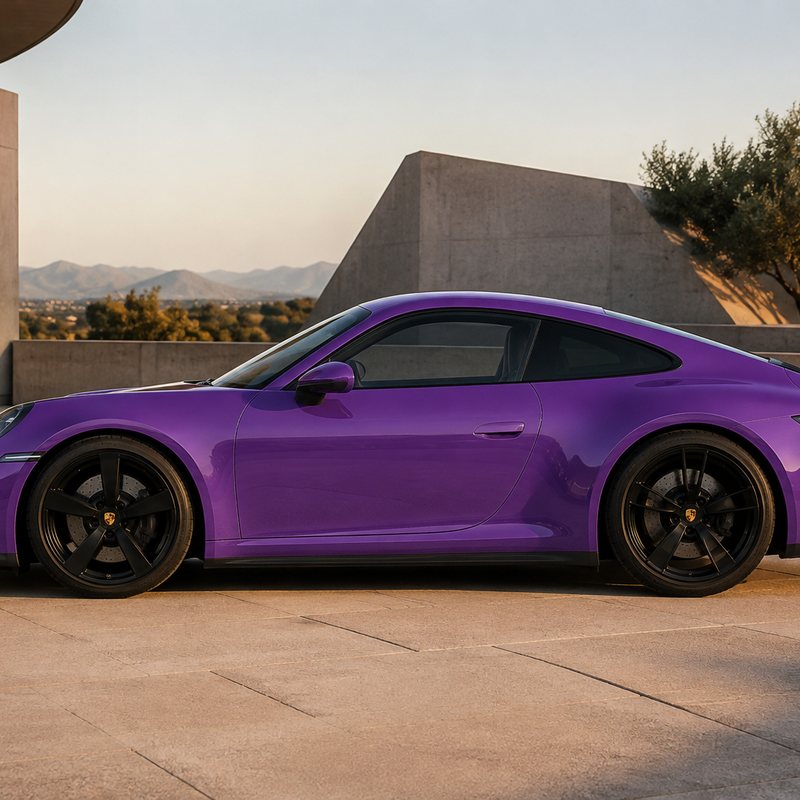 TPU Spiritual Realm Purple Vinyl Wrap view 4
