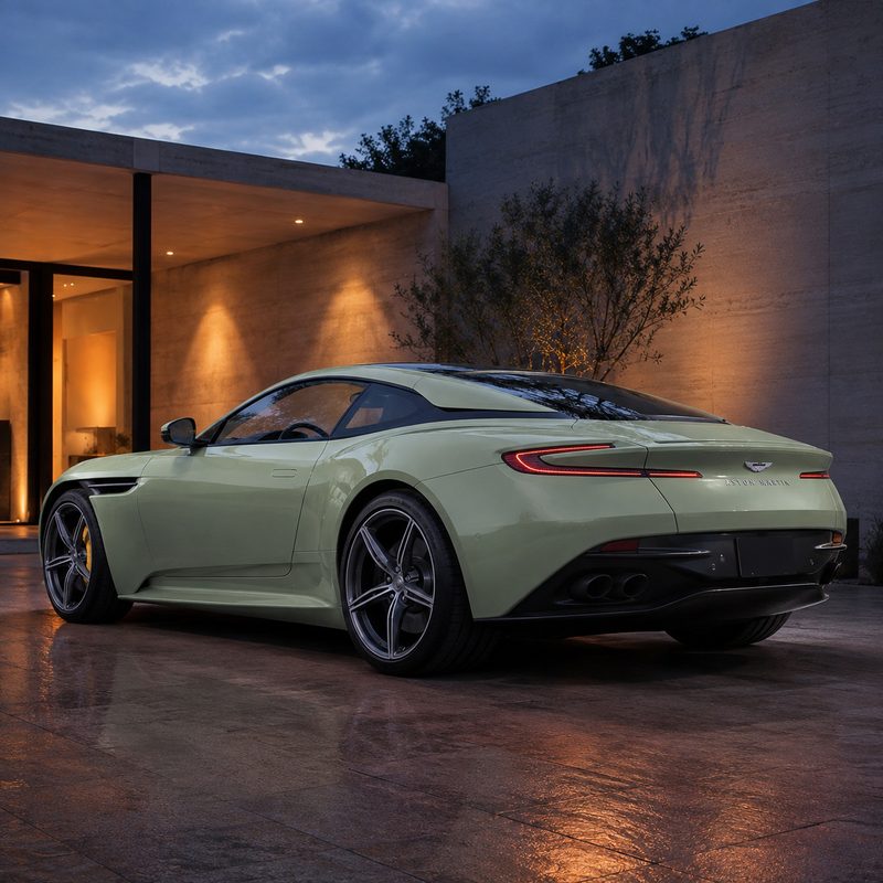 TPU Hardelin Green - Aston Martin Vinyl Wrap view 5