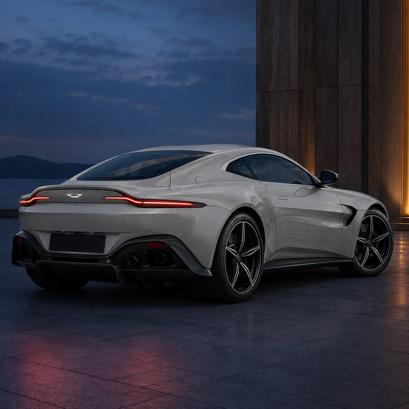 TPU Silver Fox Gray - Aston Martin Vinyl Wrap view 5